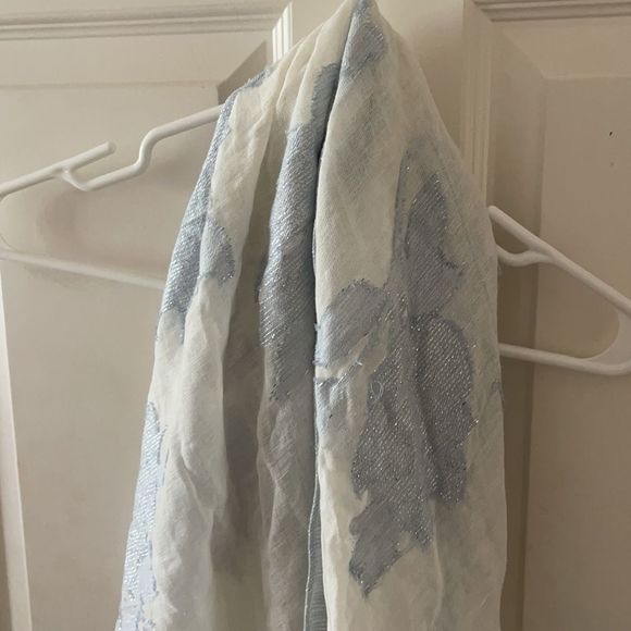 Loft white and blue scarf - Picture 2 of 3